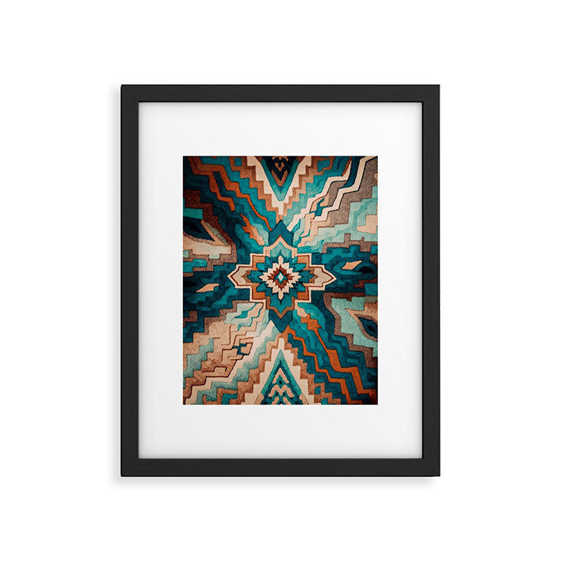 Abstract Geometric Southwest Framed Art Print Gallery Image 6