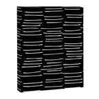 Abstract Stripes on Black Canvas Print Gallery Image 8