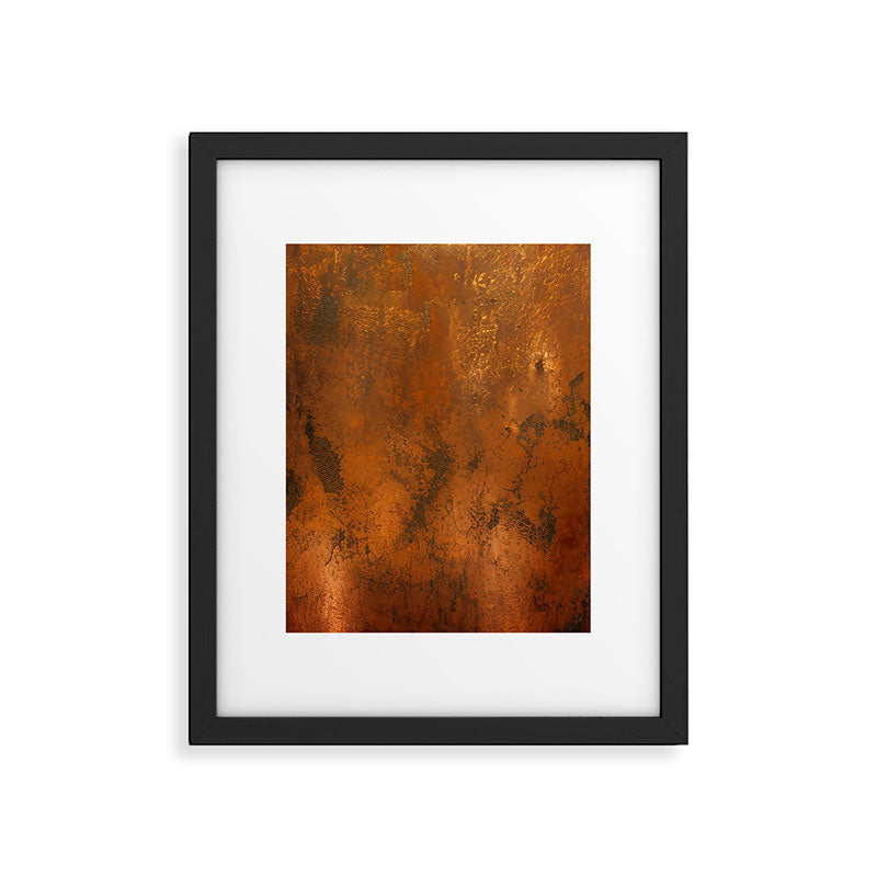 Aesthetic Rust Copper Japandi Art Framed Art Print Gallery Image 6