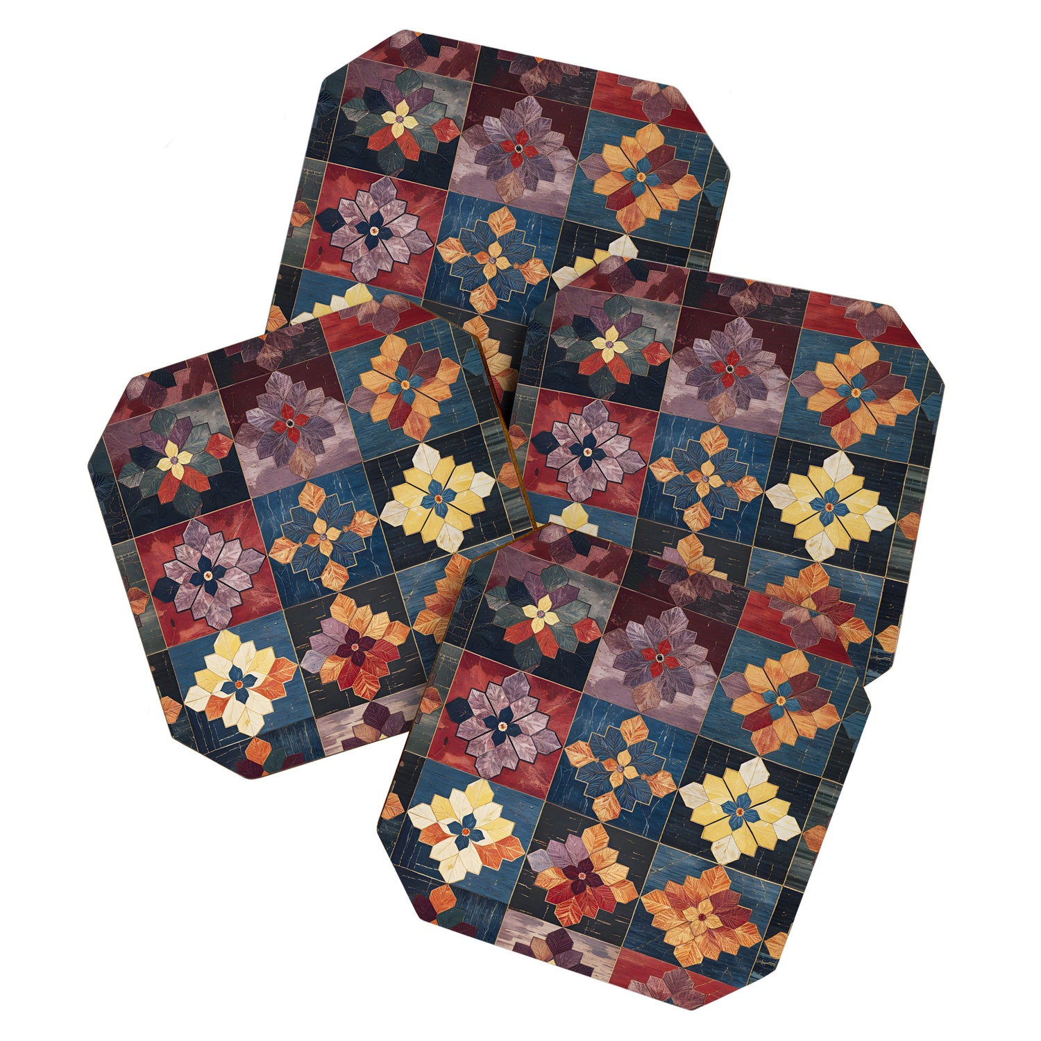 Amethyst Trail Patchwork Coaster Gallery Image 1