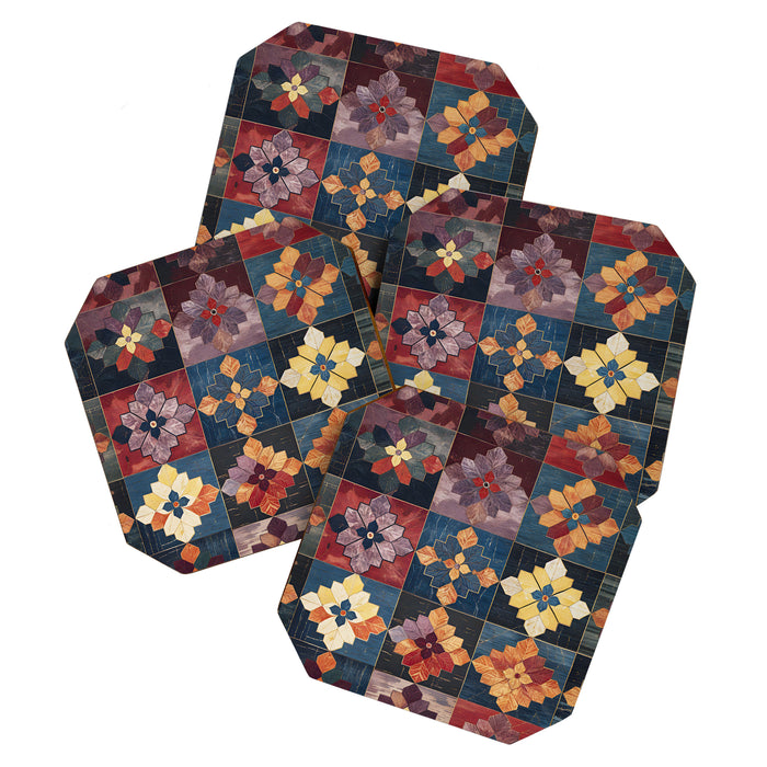 Amethyst Trail Patchwork Coaster Gallery Image 1