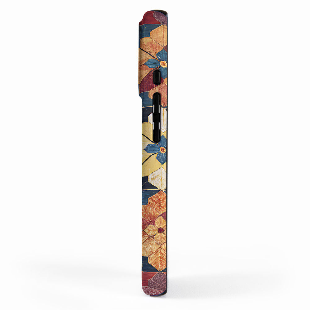 Amethyst Trail Patchwork iPhone Case Gallery Image 2