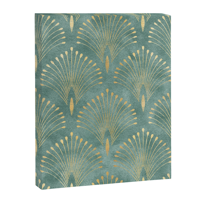 Art Deco, Decorative Leaf Pattern Canvas Print Gallery Image 1