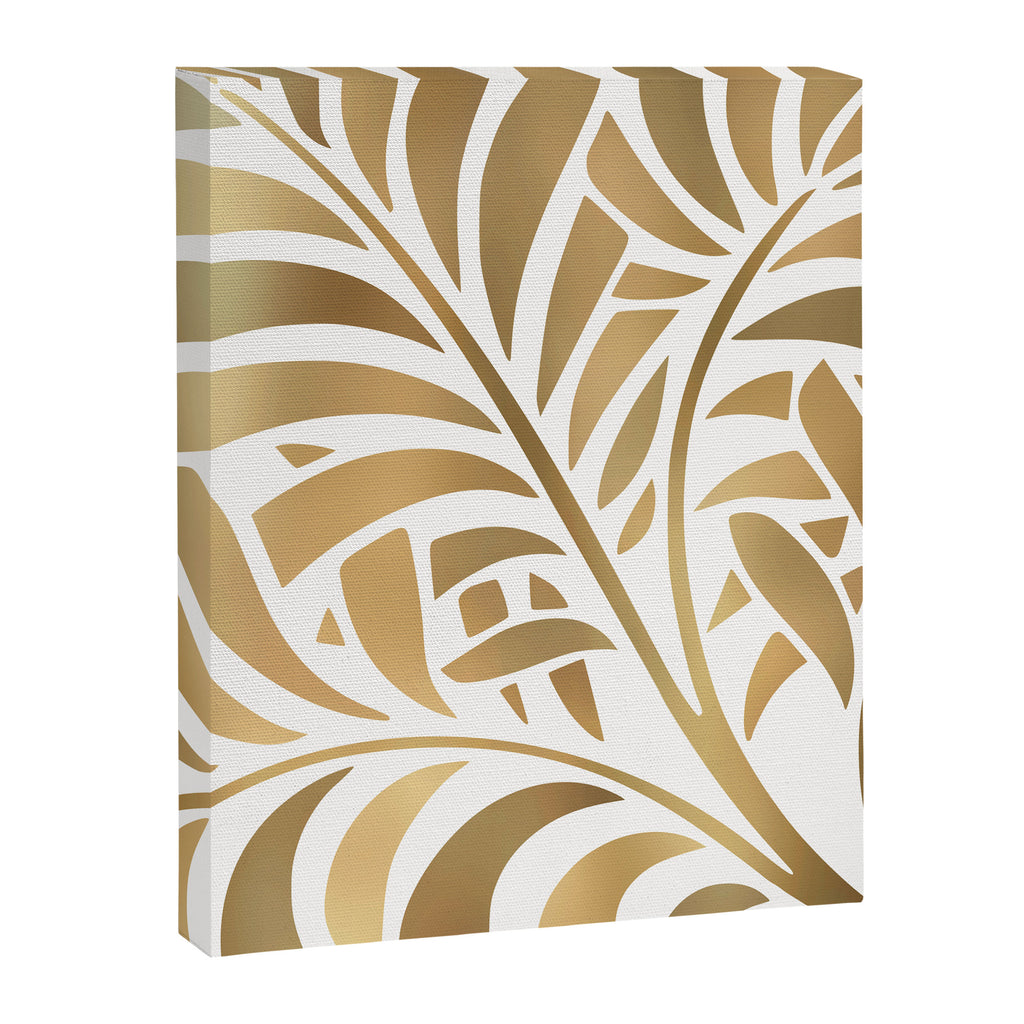 Art Deco Gold Leaf  Canvas Print Gallery Image 8