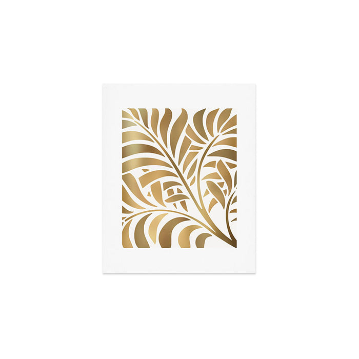 Art Deco Gold Leaf  Art Print Gallery Image 1