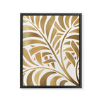 Art Deco Gold Leaf  Framed Canvas Print Gallery Image 8