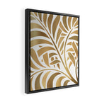 Art Deco Gold Leaf  Framed Canvas Print Gallery Image 2