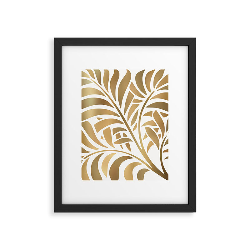 Art Deco Gold Leaf  Framed Art Print Gallery Image 6