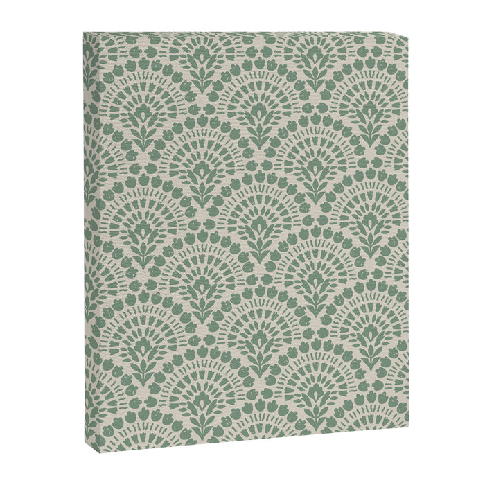 Art Deco Sage Green Boho Canvas Print Gallery Image 1