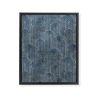 Art Deco Striped Arches Framed Canvas Print Gallery Image 8