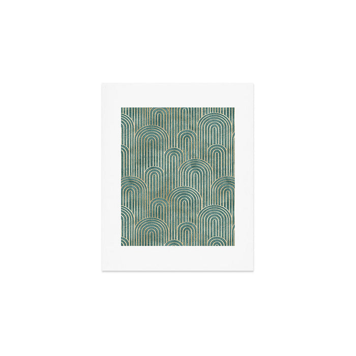 Art Deco Striped Arches Art Print Gallery Image 1