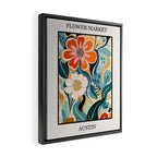 Austin Flower Market Print Framed Canvas Print Gallery Image 2