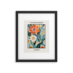 Austin Flower Market Print Framed Art Print Gallery Image 6