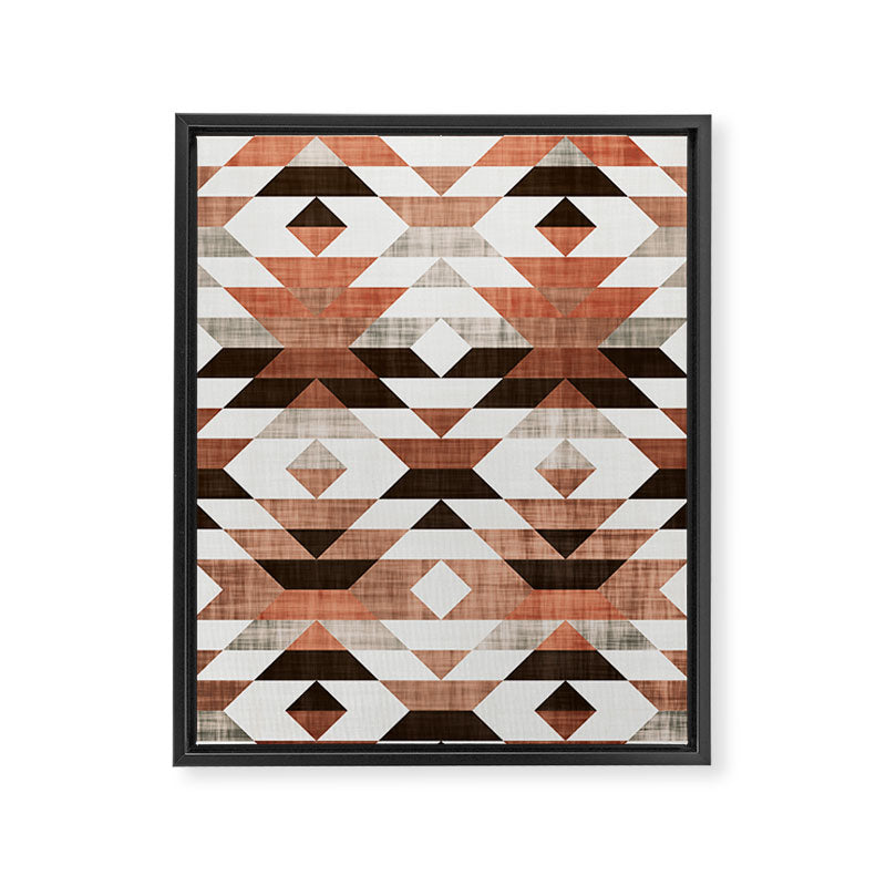 Aztec, Boho Art Prints Framed Canvas Print Gallery Image 8