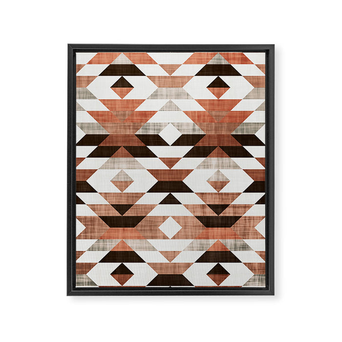 Aztec, Boho Art Prints Framed Canvas Print Gallery Image 1