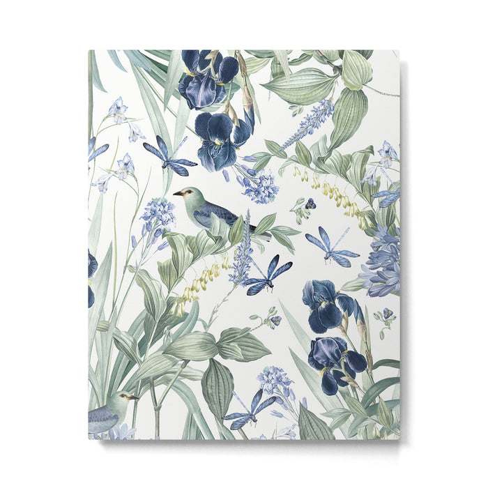 Beautiful Wildlife Garden Floral Metal Print Gallery Image 1