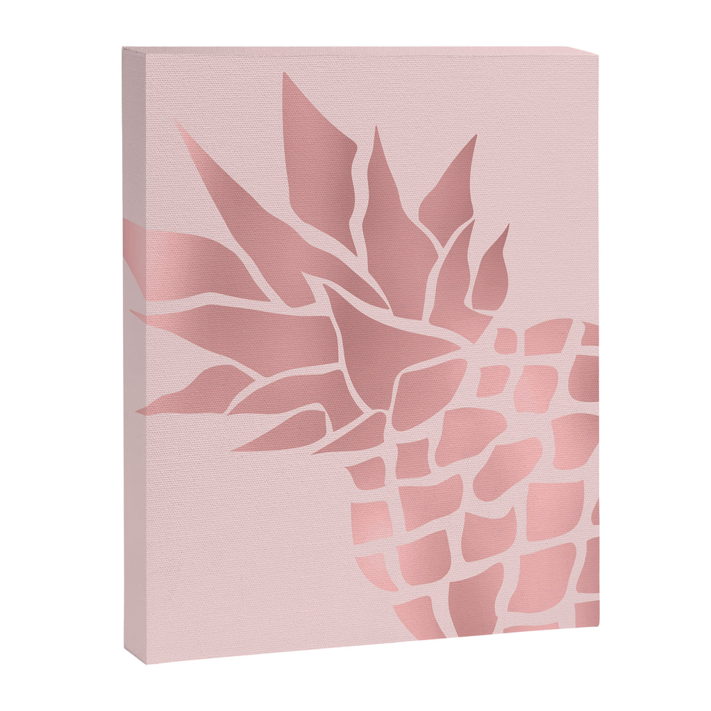 Big Pineapple in Pink Canvas Print Gallery Image 8