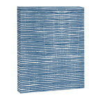 Blue Striped Abstract Pattern Canvas Print Gallery Image 8