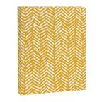 Boho Abstract Herringbone Pattern, Summer Yellow Canvas Print Gallery Image 8