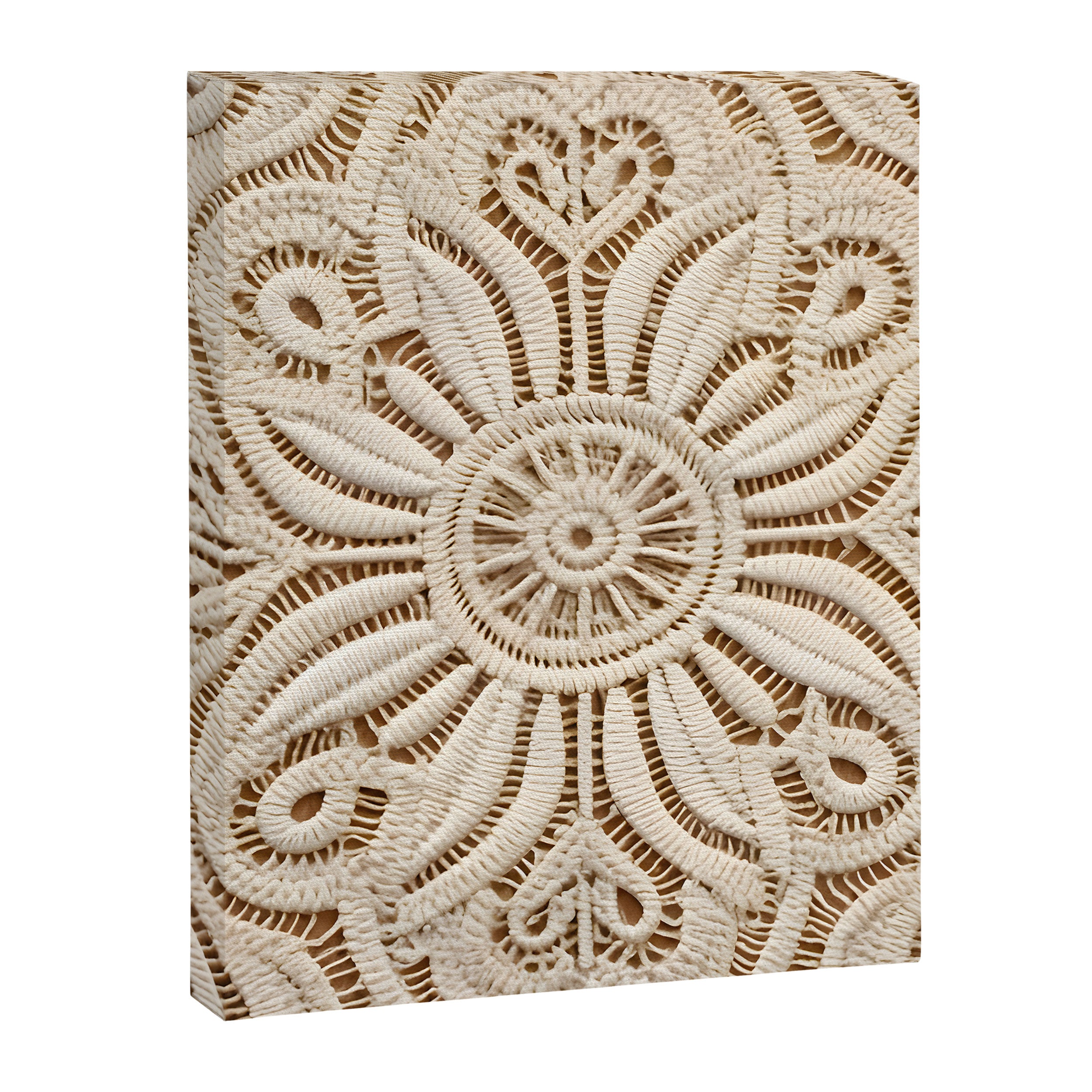 Boho Chic Macrame Mandala Canvas Print Gallery Image 8