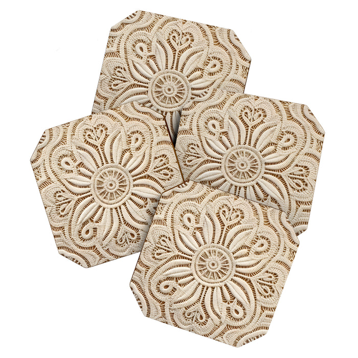 Boho Chic Macrame Mandala Coaster Gallery Image 1