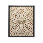 Boho Chic Macrame Mandala Framed Canvas Print Gallery Image 8