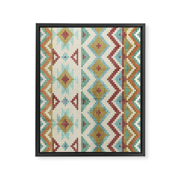 Boho Country Western Framed Canvas Print Gallery Image 1