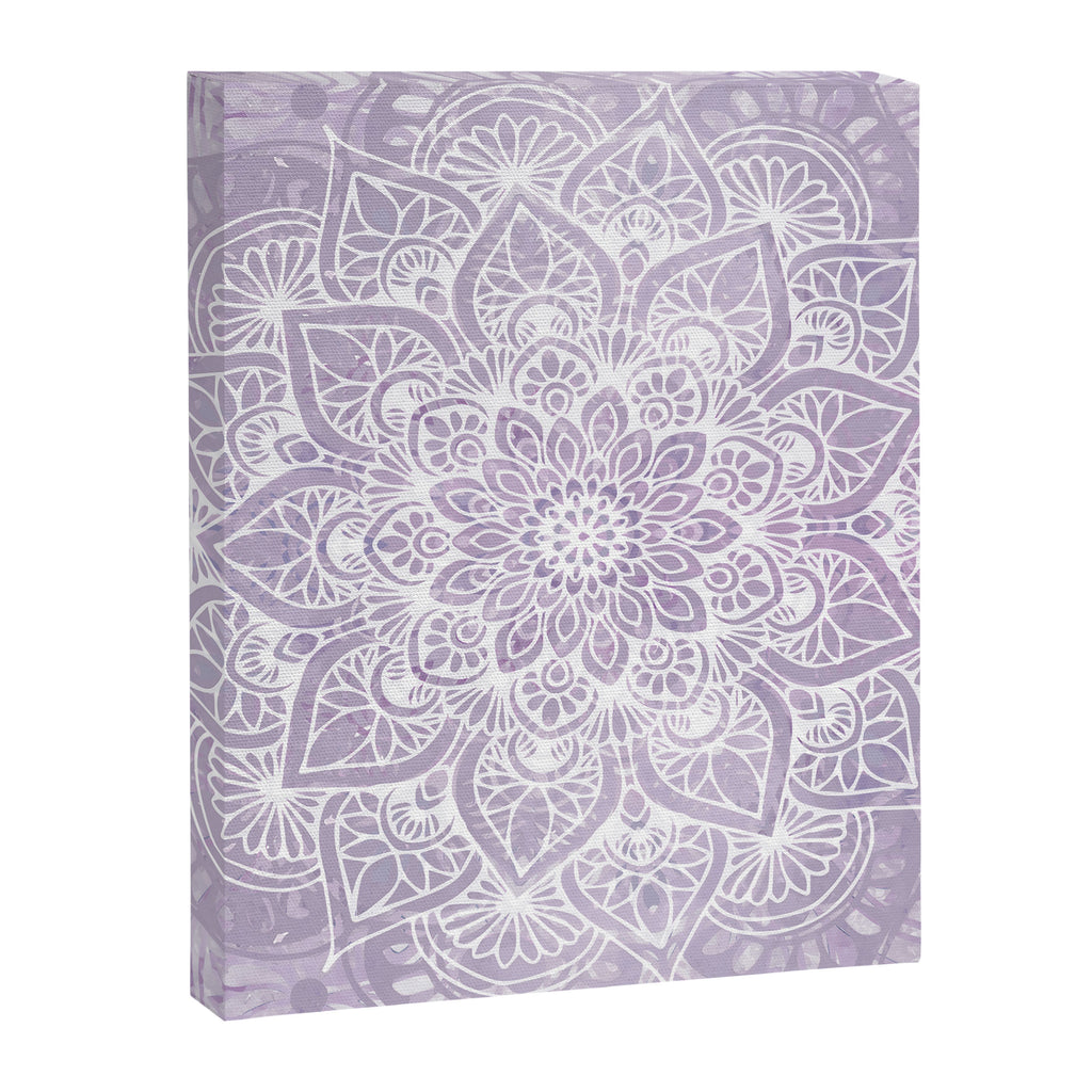 Boho, Mandala, Flower, Purple Canvas Print Gallery Image 8