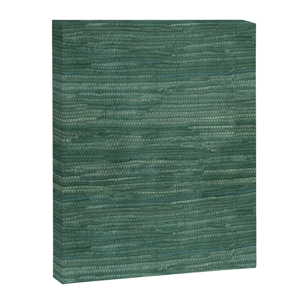 Boho Old Market Textile in Green Canvas Print Gallery Image 8