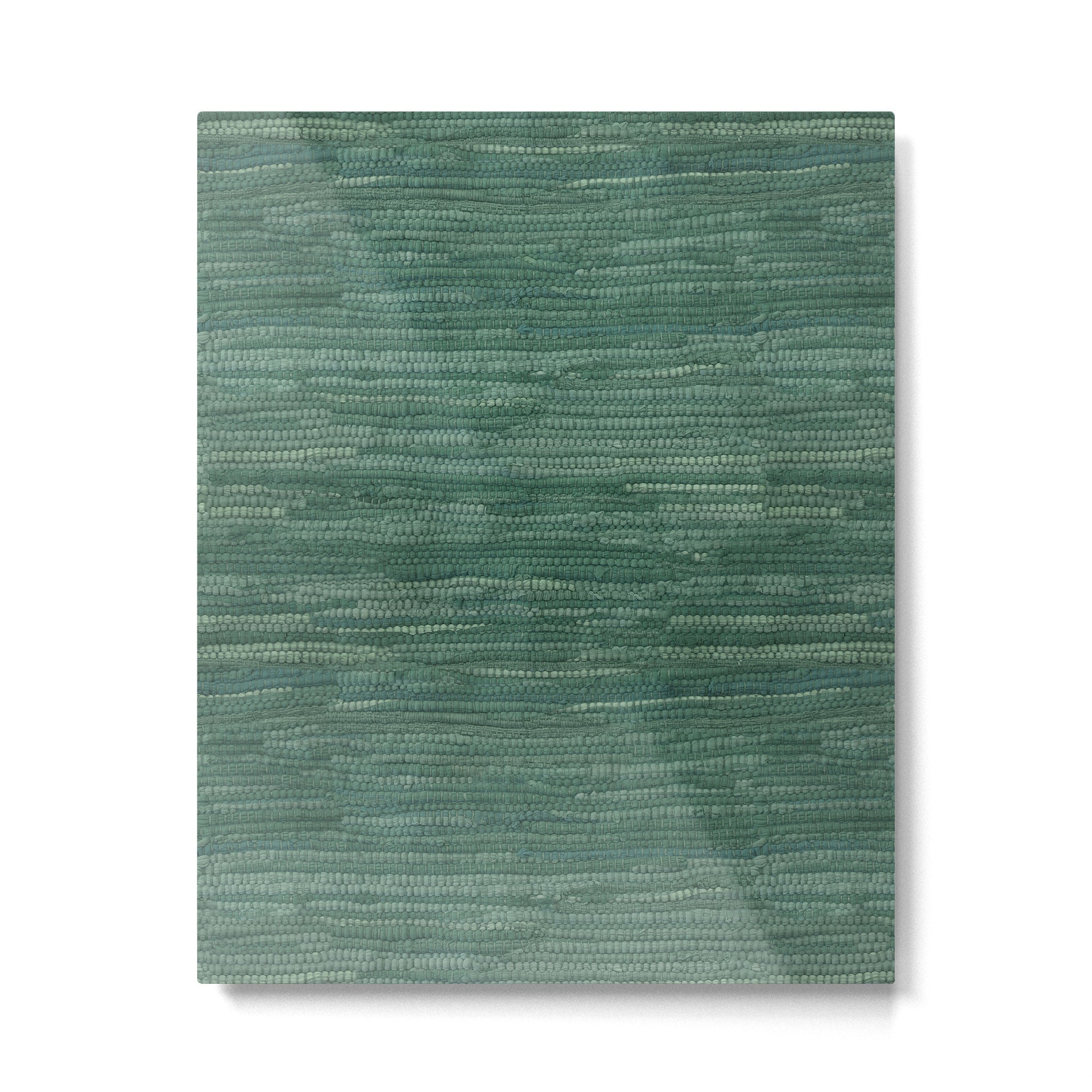 Boho Old Market Textile in Green Metal Print Gallery Image 6