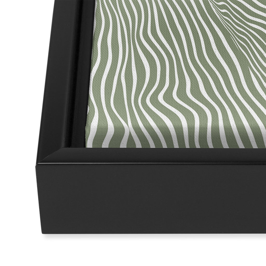 Boho, Safari, African, Pattern, Sage Green Framed Canvas Print Gallery Image 3