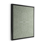 Boho, Safari, African, Pattern, Sage Green Framed Canvas Print Gallery Image 2