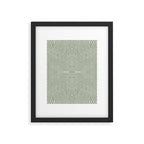 Boho, Safari, African, Pattern, Sage Green Framed Art Print Gallery Image 6