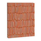 Boho Wall Art, Colour Prints, Terracotta, Line Art Canvas Print Gallery Image 8