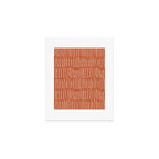 Boho Wall Art, Colour Prints, Terracotta, Line Art Art Print Gallery Image 1