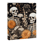 Bones and Blooms Skeleton Art Canvas Print Gallery Image 8