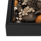 Bones and Blooms Skeleton Art Framed Canvas Print Gallery Image 3