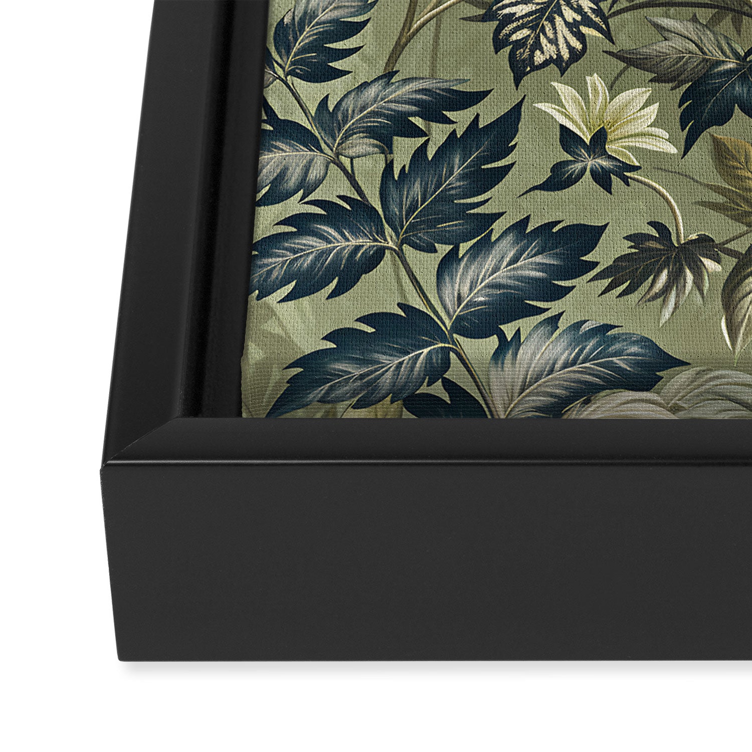 Botanical Tropics of Eden Framed Canvas Print Gallery Image 3