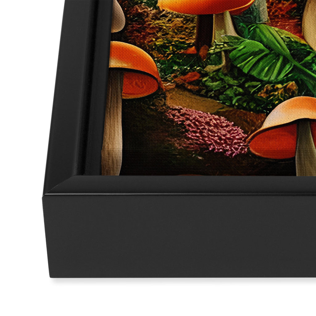 Brirsuris - The Valley of Mushrooms Framed Canvas Print Gallery Image 3
