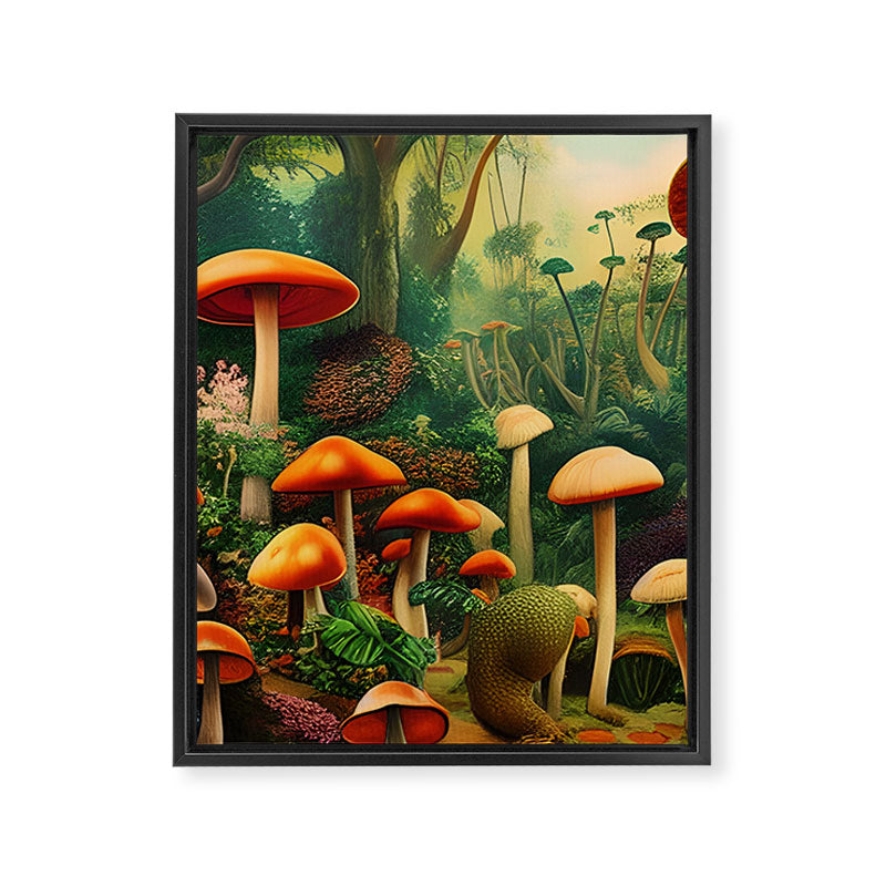 Brirsuris - The Valley of Mushrooms Framed Canvas Print Gallery Image 8
