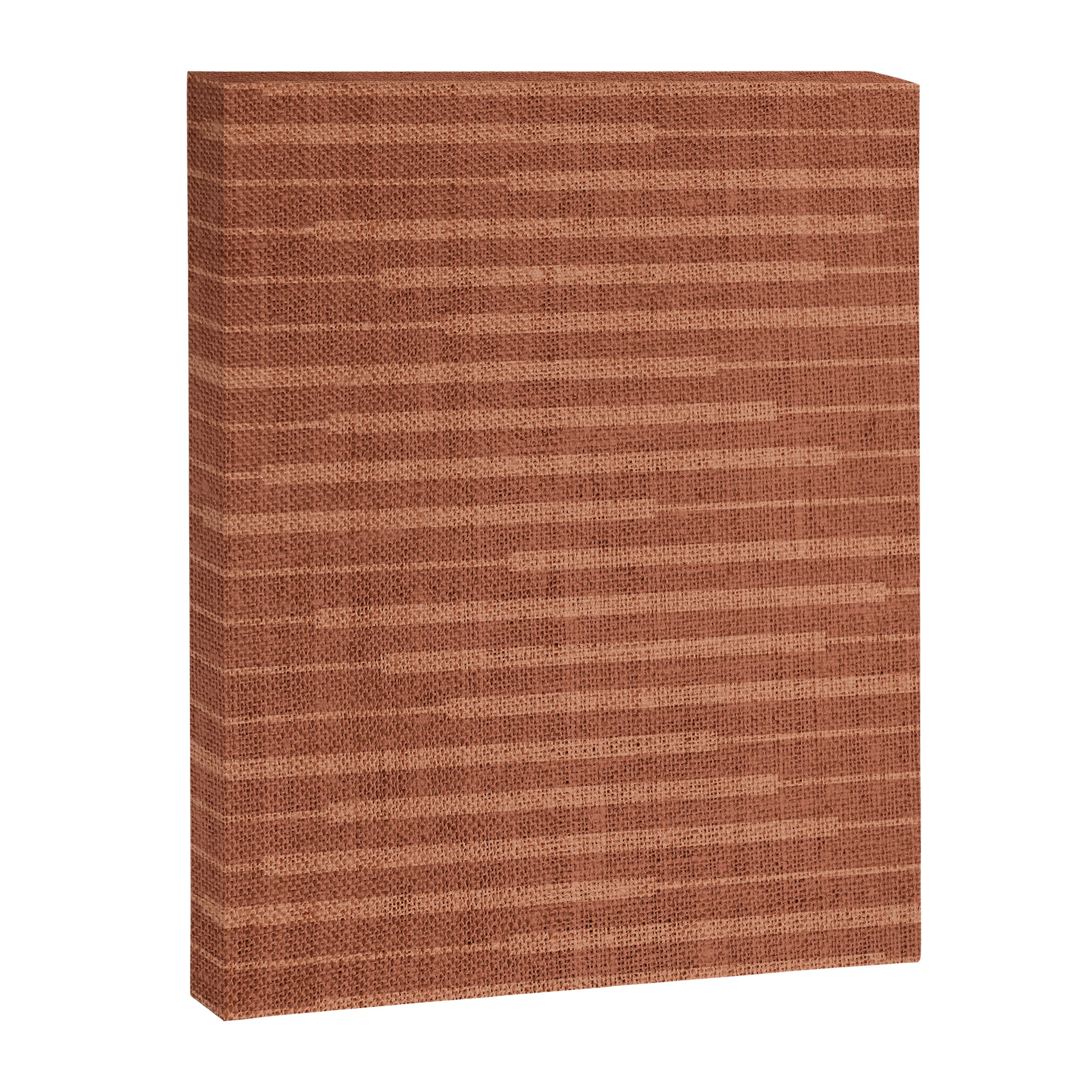 Burnt Orange, Boho Minimalist Stripes Canvas Print Gallery Image 8