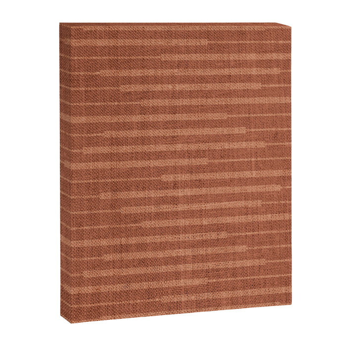 Burnt Orange, Boho Minimalist Stripes Canvas Print Gallery Image 1