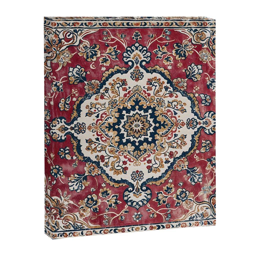 Casbah Crimson Crest Canvas Print Gallery Image 8