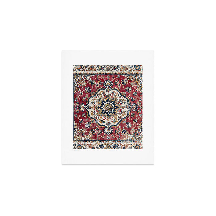 Casbah Crimson Crest Art Print Gallery Image 1
