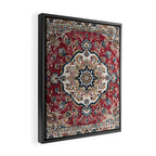 Casbah Crimson Crest Framed Canvas Print Gallery Image 2