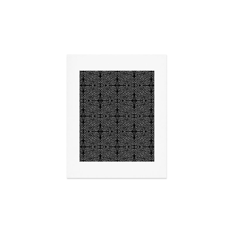 Celestial Stars Art, Black and White, Boho Wall Art Art Print Gallery Image 1