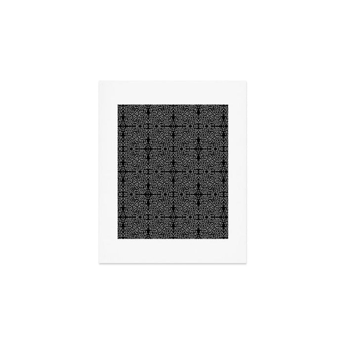 Celestial Stars Art, Black and White, Boho Wall Art Art Print Gallery Image 1