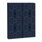 Celestial Stars Art, Indigo Blue, Boho Wall Art, Canvas Print Gallery Image 8
