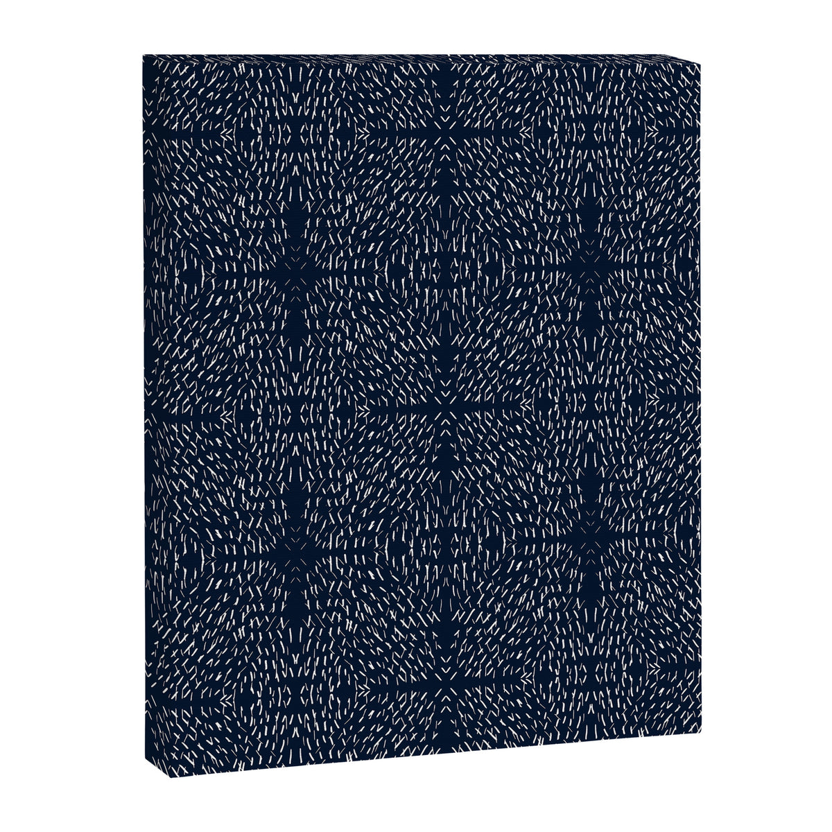 Celestial Stars Art, Indigo Blue, Boho Wall Art, Canvas Print Gallery Image 8