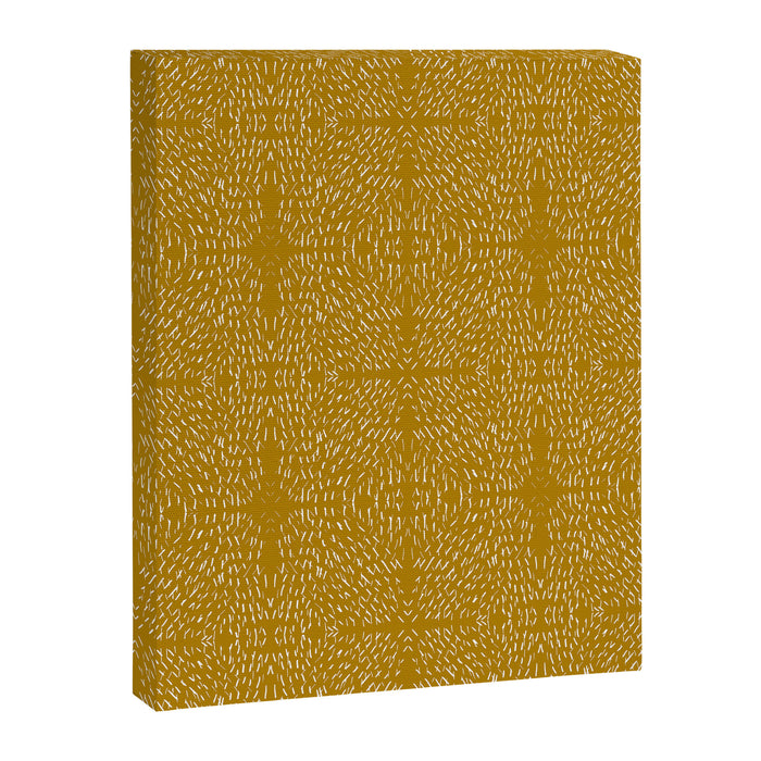 Celestial Stars Art, Mustard Yellow, Boho Wall Art Canvas Print Gallery Image 1